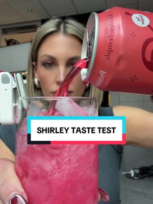 that color, THOSE BUBBLES! 🍒🫧 we’ve been dreaming about this flavor for so long and it is now available on @Amazon and at your local Target, Kroger, Sprouts, and Walmart 🤩 link in bio to shop 🛒 #drinkpoppi #asmr #tastetest #shirleytemplepoppi #shirleytemple 