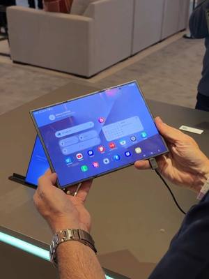 TriFold phone from Samsung, but unfortunately it’s not available in Australia. #eftm #ces #Tech