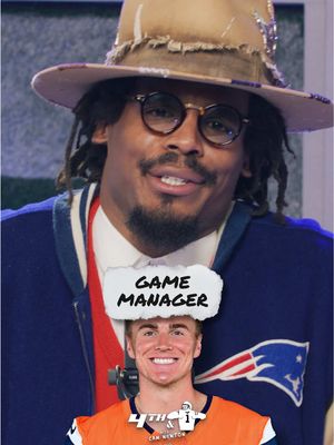 @Cam Newton looks at the playoff field and sees mostly game managers at the QB position 🧐