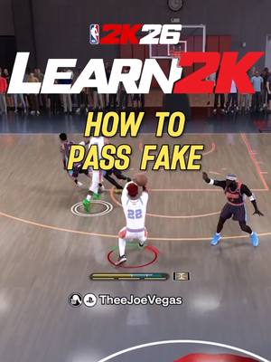 Keep those defenders guessing 😵‍💫 A quick breakdown on how to do a fake pass 🎮 #NBA #nba2k #nba2k26 #basketball #NBA2K26