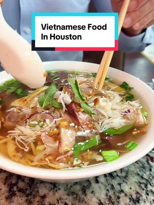 Authentic Vietnamese food in Houston hits different, and this is why. 🇻🇳🍗 At Com Ga Houston, cơm means rice, gà means chicken, and they take both very seriously. This spot specializes in Vietnamese chicken and rice, but the menu goes deep with comforting chicken dishes that locals swear by. I was craving soup, so we ordered miến gà (glass noodle soup) and cháo gà (chicken congee). Most soups come with a fresh salad on the side, and that ginger dipping sauce? Absolute gold. The flavors are bold, clean, and unapologetically traditional. When the dining room is packed with Vietnamese families, you already know it’s legit. 📍Com Ga Houston 11403 Bellaire Blvd, Houston, TX 77072 Save this for your next Bellaire food crawl and follow for more authentic Houston eats. #HoustonVietnameseFood #foodreview #HoustonFood
