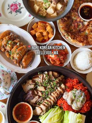 BORI Korean Kitchen is located in the Factoria area of Bellevue, WA. They serve a great variety of Korean dishes such as bossam, fried chicken wings, grilled meats, comforting soups, and so much more! Great spot to satisfy your Korean food cravings 😀 #koreanfood #bellevuewa #comfortfoods 