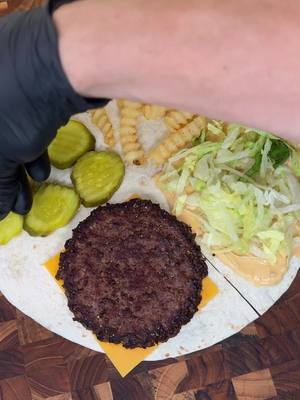 Big Mac Wrap 🍔 #satisfying #Recipe #LifeHack