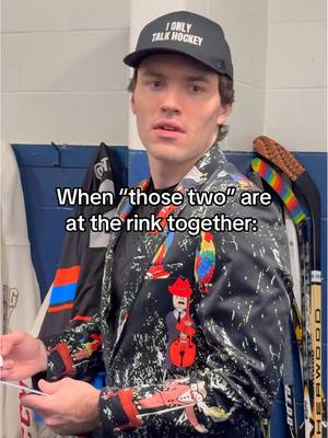 Who does this make you think of? 😆 #hockeyplayer #hockeylife #hockeytok @Nick Gallais @Matthew Isaacs 