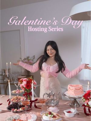 Welcome to the Galentine’s Day Hosting Series! I’ll be showing you ideas on how to host your perfect Galentine’s Day all this week and next 💕🎀 We’ll be going through decor, hosting themes, recipes, and so much more 💕🎀 Also if you want longer hosting guides - I have a few Galentine’s Day hosting vlogs on my YouTube 💕  #hosting #galentinesday #ValentinesDay #dinnerparty #galentines