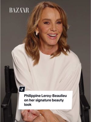 “My signature beauty look would be natural, but when I want to do something, it’s the eyes,” #PhilippineLeroyBeaulieu tells us. “I’m more into having naught eyes. It’s the intensity of the look that I look for.”