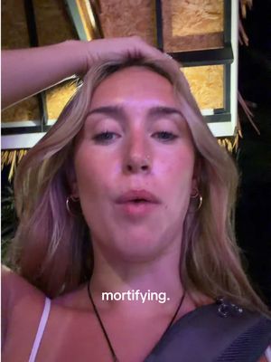mortified.