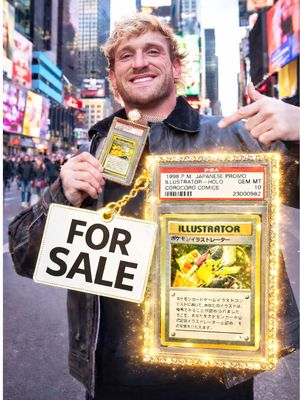 My heart sank when I dropped it 😓 the PSA 10 Pikachu Illustrator aka the rarest and most valuable Pokemon card in the world is officially up for auction. Bidding is now open on Goldin Auctions (@Goldin) link in bio In 1998, only 39 copies of this card — designed by Atsuko Nishida, the original creator of Pikachu — were awarded to winners of a Pokémon illustration contest.  24 years later, I wore it out to my Wrestlemania debut after it set a Guinness World Record for the most expensive Pokémon card ever sold — the ONLY perfect PSA 10 Pikachu Illustrator in the world. One of one. The Mona Lisa of collectibles. The most famous card in human history.  I’m selling it with the $75k custom Pokémon chain, and I’ll hand-deliver it to the buyer. Along with other epic TCG lots, this will be the greatest Pokémon auction of our generation (I’ll definitely be bidding on some of the other items 👀)  When the auction closes on February 15, I’ll be live streaming yet another 1st Edition Box Break, so stay tuned for details ;)  What do you think it’ll sell for?!
