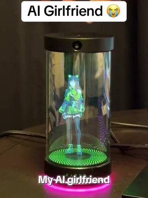 @Razer Project Ava: my new desktop companion to keep me busy fr #razer #ai #ces2026 #virtualgirl #tonytechbytes 