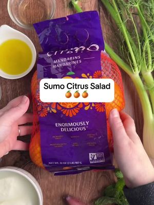 Fresh, vibrant, and bursting with flavor 🍊 This Sumo Citrus salad is your new winter favorite! #SumoCitrus#WinterSalads#HealthyEating#FreshAndEasy#CitrusSeason