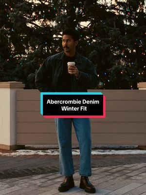 #AbercrombiePartner Denim should feel like this. New year, same timeless denim from @Abercrombie This winter I’ve been leaning into a relaxed, baggy jean fit, styled with a sweater & boots for an elevated, everyday look that still feels effortless. New denim and seasonal pieces drop every Thursday at A&F . . @abercrombie #AbercrombieDenim #ad #AbercrombieMens #mensfashion 