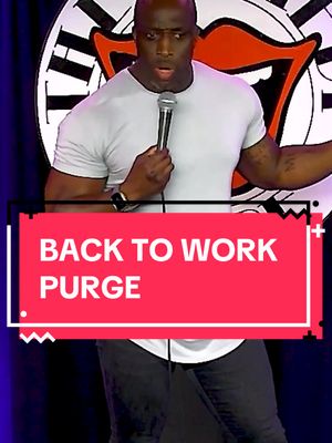 We could all do with a purge day right about now, couldn’t we? 😬 #comedy #comedian #funny #standup #ukcomedy