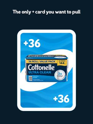 Draw +36 rolls with our 36-roll Value Pack.  Find it at Target and Walmart. #CottonelleComeClean #CleaningRipples 