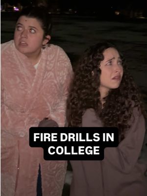the only time you see your entire dorm in one place #collegelife #dormlife #firedrill #collegeliving 