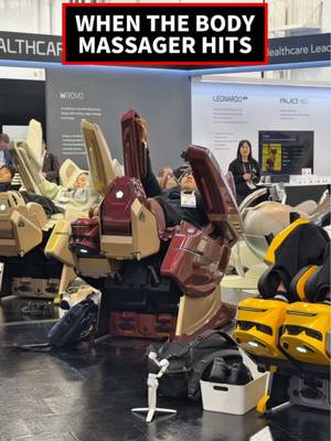 This award winning massage chair from Bodyfriend delivers personalized massage, rehabilitation support, and proactive heart monitoring with AI-powered ECG analysis. 🏅🫀 It can also guide stretching, exercise, and posture through robotic arm and leg movement. 💆‍♂️ #CES2026 #DigitalHealth #Robotics #AIHealth #HealthTech