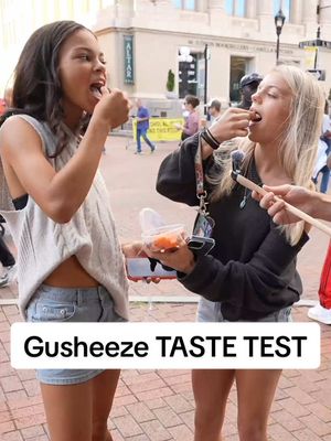 If you also want to try the candied Gusheeze… JOIN OUR LIVE! #candy #sour #gushers #candeeze 