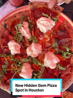 Hidden gem alert in Memorial City / Hedwig Village 🍕✨ Just checked out Murray’s Pizza & Wine and it’s already on my repeat list. From the same team behind Lead & Grain next door, this spot focuses on high-hydration, long-fermented pizza dough made with Texas Barton Springs Mill flour—and you can taste the care in every bite. We started with the Caesar, meatballs, and burrata with focaccia (dangerously good), then tried two pizzas. The clear winner was The Not-Hawaiian—salami, pineapple infused hot honey. Dessert seemed basic until I took a bite of the pistachio gelato and it tasted like Dubai chocolate pistachio! Bonus points for one of the best patios around, plus a cozy interior and full bar with wine and cocktails. Check it out if you love pizza!  📍 Murray’s Pizza & Wine 9655 Katy Fwy, Suite 3110 Houston, TX #HoustonPizza #MemorialCity #HiddenGemEats