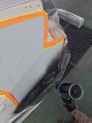 Final prime on the roof and quarters of the Type R. Go do a little every day and it’ll be ready to go before you know it! I know everyone wants it to be done now but it doesn’t work like that. Progress is progress boys!  . . . #autobody #refinish #refinishkulture #refinisherlife #refinishfamily     