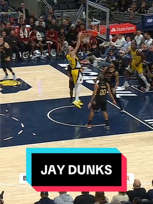 Jay dunks 🔥🔥 #jayhuff #pacers #NBA 