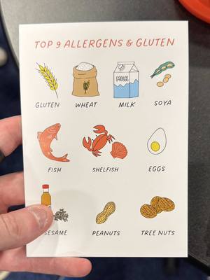 Dinner’s out may become just that little bit easier for those with allergies! #eftm #ces #Tech 