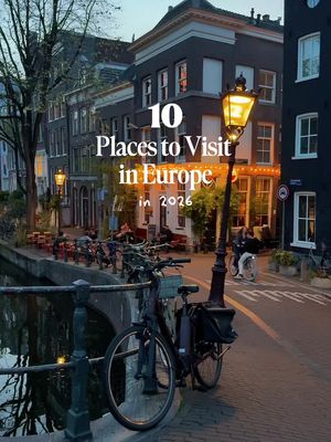 10 Places to Visit in Europe in 2026 🌞✈️ (⬇️ Save this for later!) If Europe is on your 2026 vision board, this is your sign to start planning. Thanks to the @Radisson Hotels & Resorts January Sales, members can save up to 35% on 2026 stays and earn +3,000 Radisson Rewards bonus points per stay. Book by 15 January to unlock the offer! *AD