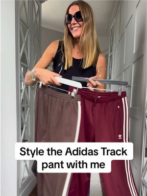 It’s cold!! That calls for comfy and cosy styling. But that doesn’t mean you can’t be cool!  @Adidas Official @adidas track pants are a staple in my winter wardrobe 🤎❤️ #grwm #styletips #adidas #joggerstyle 