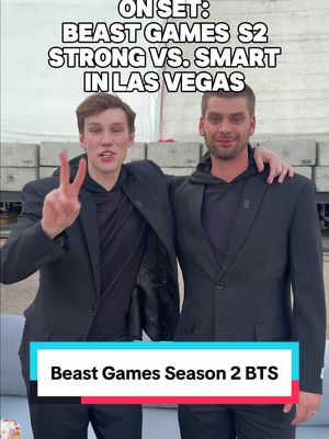We went behind the scenes of @Beast Games Season 2 on Prime Video while filming in Vegas. What team are you rooting for this season, Team Strong or Team Smart? @MrBeast 