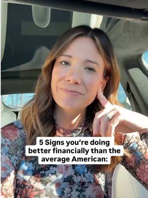 5 signs you’re doing better financially than the average American 💰 #moneytok #debtpayoff #finance 