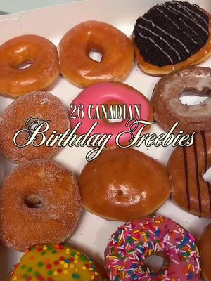 full list is linked FOR FREE in my bio !! | 30+ birthday freebies you can actually claim in canada 🎂🇨🇦 free food, drinks, beauty & shopping perks. save this before your birthday month 💸✨  #toronto #canada #birthday #freebies 