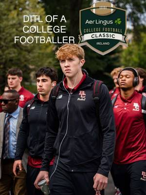 Aer Lingus Classic - College Football Diaries 🏈☘️ Spend a day with Andy Quinn as he takes you through a day in his life preparing for a game with the  @Boston College Eagles 🦅  #MoreThanAGame | #TouchdownDublin | #TouchdownIreland