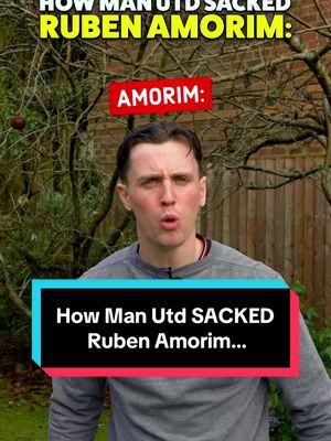 Did Amorim DESERVE to be SACKED?! 👀😳🤷‍♂️🎥  #amorim #manutd #sacked #football #footballfunny 