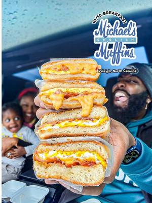 🗣Stop GATEKEEPING - 10/10! 😱 For those of you who know about Michaels Muffins and ‘gatekeeping’ it… you oughta be shame of yourself! These are easily some of the BEST Breakfast Sandwiches in the STATE! Backed by a local owned family with a rich history in culinary… This spot is a must try! ENOUGH said, your turn to get 🅃🅁🄰🄿🄿🄴🄳!  PROTIPS: 🔥 The BISCOFF BACON IS INSANE! 👍🏽 You can also find the muffins at local markets 🛑 They are CLOSED on MONDAYS 💲 GREAT pricing 😫 BigBacks, Sandwiches are kinda small, aim for 2!     ••••••••••••••• 📍 @MichaelsEnglishMuffins         3611 Spring Forest Rd. Suite 114, Raleigh, NC ••••••••••••••• #nccheck #nctiktok #northcarolina #explorepage #fyp 