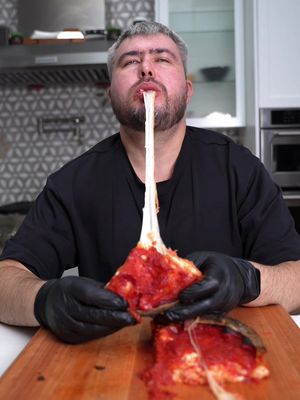 Cheese is Under the Sauce 