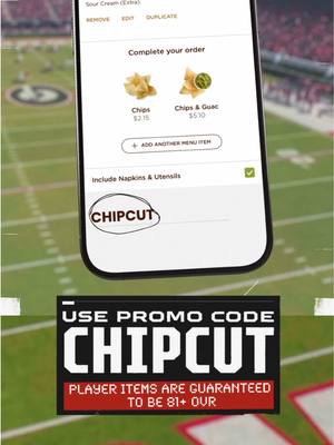 Build the ultimate Chipotle bowl. Build the ultimate team. 🏆🌯 College Football 26 is teaming up with @Chipotle ! Use code CHIPCUT at checkout to score your Taste Victory Pack in CUT with your order through 1/31. 1/1 to 1/31/26 or while supplies last; 38,500 codes available.  Code required to redeem.  Terms: chipotle.com/CFB26 