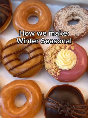 The 4 all NEW flavors this winter season you didn't know you needed! How will YOU dozen? #krispykreme #doughnut #flavors #winter #seasonal 