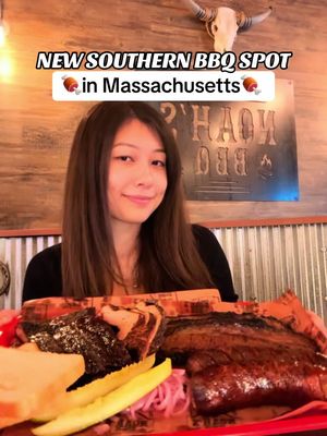 Favorites were the ribs & brisket! 📌250 Granite St, Braintree, MA. Follow for more boston food & things to do!🍖 #bostonfoodies #bostonfood #bostontiktok #sachaeats #massachusettstiktok 