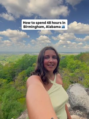This is 48 hours in Birmingham, Alabama 🌈 @Visit the USA  Birmingham is a city that has it all. Little pockets of calm green spaces, tucked between old brick buildings and streets with stories baked into them. There are hikes that make you forget you’re anywhere near a city and museums that tell the poignant history of this place.  This city is a reminder that by choosing the unexpected when traveling in the USA, it often leads to the most unforgettable adventures  Highlights for your own trip👇🏼 🥾 Hike at Ruffner Mountain  🗽Stroll around Vulcan Park  🏩 Stay at The Kelly Hotel  🎟️ History at the Civil Rights Institute 🌆 Sunset at Railroad Park  ⚾️ Catch a Barons Baseball game 🌈 Check out City Walk  #ad #AmericatheBeautiful #usatravel #alabama #travelguide 