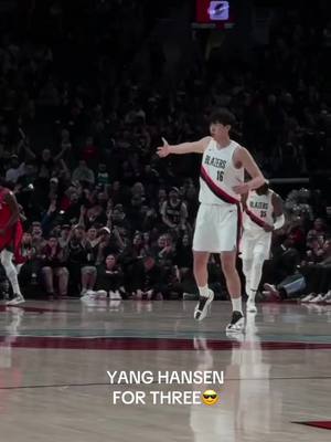 THAT’S A BUCKET 🪣  #yanghansen #trailblazers #portlandtrailblazers #NBA #basketball 