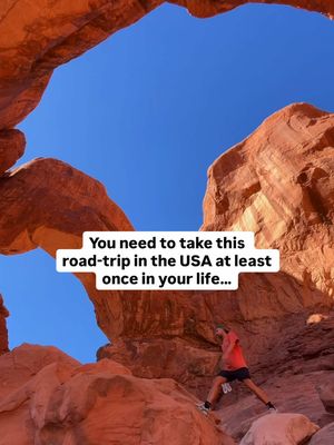 DO NOT MISS this epic USA road-trip 🚗 🇺🇸  America the Beautiful is a MUST for hitting the most iconic National Parks 😍🚘 Every stop felt more unreal than the last, from towering red rock canyons to glowing slot canyons and landscapes that look straight out of a sci-fi movie 🚀 We were constantly asking ourselves… “how is this even real?” 🤯 📌 Save this ultimate Utah & Arizona road trip 👇 1. Grand Canyon National Park (North Rim) An iconic part of America and it truly lives up to the hype! It’s MASSIVE! We chose the North Rim because it’s far less visited and we were some of the only people there 😍 2. Upper Antelope Canyon A childhood dream come true after seeing this as my Windows background growing up 🧡 Absolutely loved it but we’d highly recommend kayaking into Lower Antelope Canyon too. One of the best things we did! 3. Zion National Park Towering canyon walls, emerald pools and epic views everywhere. We didn’t hike Angels Landing or The Narrows and still loved every second 🙌 4. Bryce Canyon National Park A sea of hoodoos that feels like another planet. We were blown away by this spot, it doesn’t get hyped enough but it was EPIC 🔥 5. Capitol Reef National Park One of Utah’s most underrated gems. Quiet, dramatic landscapes with barely any crowds. Just keep in mind that many of the best spots are only accessible by 4WD 🚙 6. Arches National Park Over 2,000 natural stone arches and every viewpoint feels iconic. Don’t miss Delicate Arch at sunset, my favourite national park in all of America 🤩 7. Canyonlands National Park Vast, wild and rugged. Endless canyons carved by the Colorado River that make you feel tiny in the best way possible 🌍 8. Subway Cave (Sedona) A pretty easy walk with a short scramble to reach the cave. You’ll need to be semi confident climbing rocks but totally doable. One of the best hikes we’ve done in America, definitely go at sunset 🤯🤯🤯 #ad #AmericaTheBeautiful @visittheusa