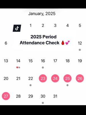 2025 period attendance check! What’s your period’s attendance?💕 – #FloApp #periodtok #periodtracking #relatable #symptoms periods, 12 out of 12 periods, period humor, period cycle, menstrual 