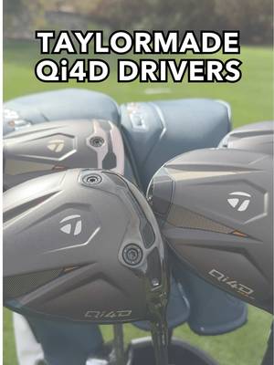 The all-new TaylorMade Qi4D Drivers. 🤩   Find your new fast with TaylorMade’s fastest, most fittable family of drivers. Multimaterial construction, refined aerodynamics, and a reengineered face deliver maximum speed and forgiveness off the tee. #golftiktok #golf #taylormade #new #golfclub 