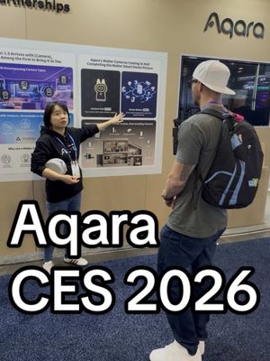 Aqara came to CES 2026 with some very exciting products and features in store for 2026! Highlights include: - U400 Smart Lock - Camera Hub G350 - FP400 Multi-State Sensor - P100 Multi-State Sensor - H2 Presence Switch - Thermostat Hub W200 Full YouTube video coming soon. What are you most excited about? #smarthometechnology #ces2026