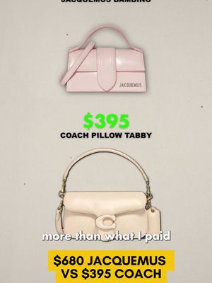 I compared a $680 Jacquemus bag with a $395 Coach bag and realized the price gap has nothing to do with quality. #Jacquemus #CoachBags #LuxuryBags #BagReview #LuxuryTruth #PriceVsQuality #BagTok #LuxuryEducation #TannerLeatehrstein