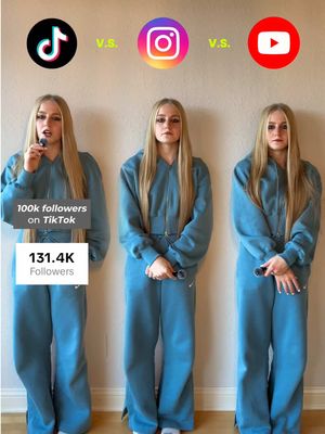 TikTok vs. Instagram vs. Youtube   Follow for more social media marketing education.