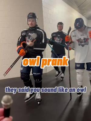 we fear they were all too locked in for this one😤 #flintfirebirds #ohl #minimic #owlprank 