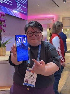 Had a blast at @ces checking out the new tech @Lenovo + @Motorola US have been working on. My favorite was the motorola razr fold which folds like a book! #LenovoPartner #LenovoTechWorld
