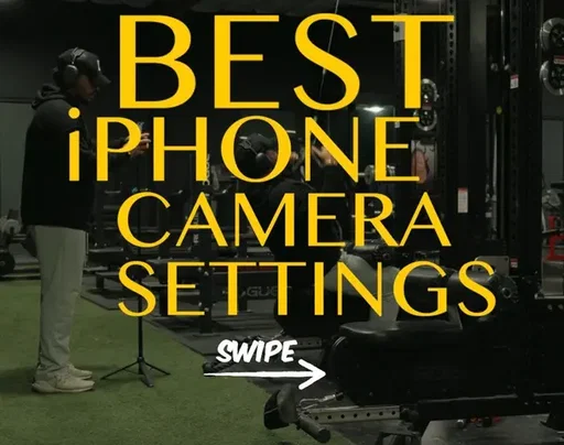 These are the best camera settings to record the best videos on your iPhone. #apple #GymTok #cinematic #contentcreator 