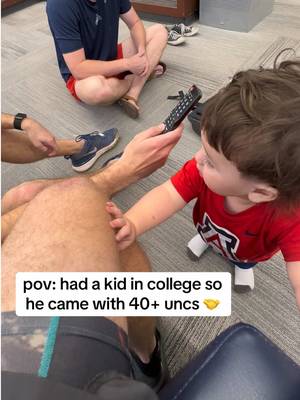 baby G unlocked the Wii steering wheel 🤝 #uofa #arizonabaseball #pov #uncs #babyG 