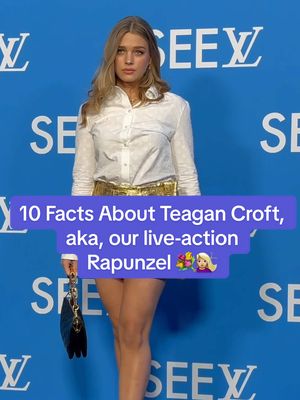 We can’t wait to see her and #milomanheim as our #rapunzel and #flynnrider ♥️ #teagancroft #rapunzelliveaction 