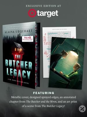 📣🎯EXCLUSIVE EDITION NEWS 🎯📣 I’m so excited to share the @target Exclusive Edition of THE BUTCHER LEGACY, on sale August 11th! This edition features designed sprayed edges, an art print of a scene from the book, and a chapter from THE BUTCHER AND THE WREN that’s been personally annotated by me 🖤🤘🏻 It is so pretty I could SCREAM! Pre-order at the link in my bio!! #BookTok #horror #thriller #slasherSummer 
